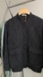 casaco bomber tweed chic