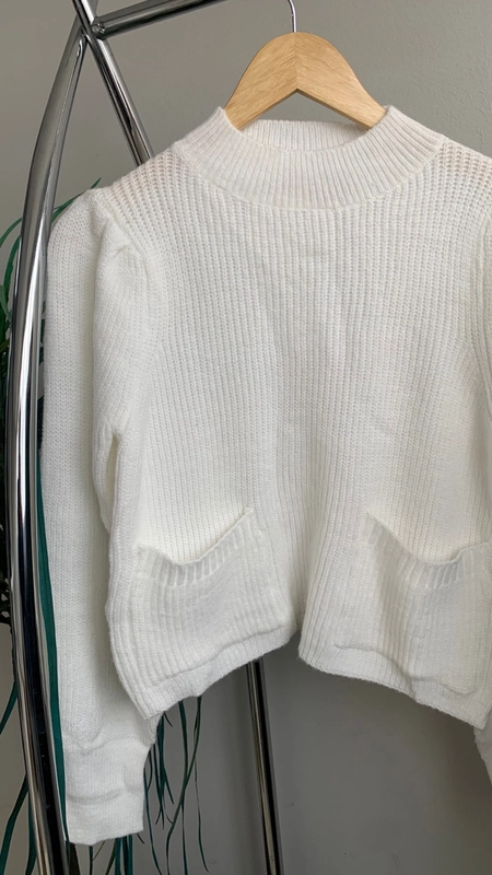 blusa tricot bolsos lara