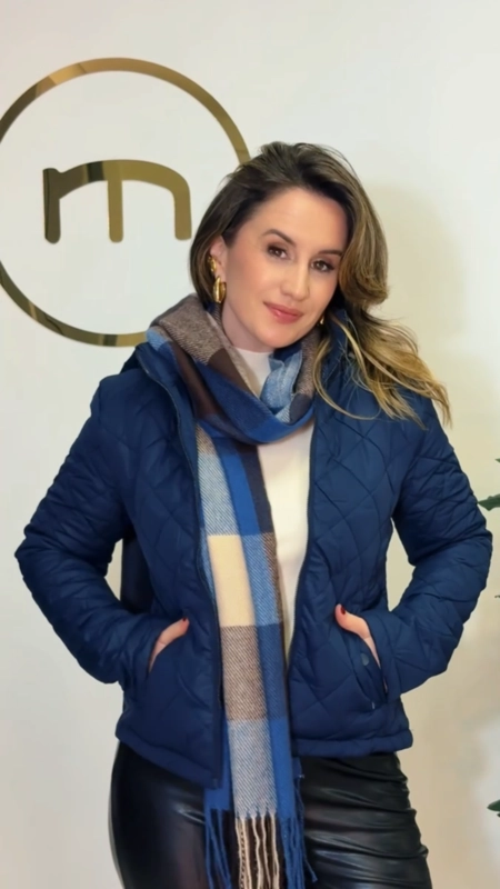 Pashmina xadrez maxi