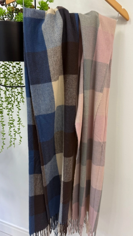 Pashmina xadrez maxi