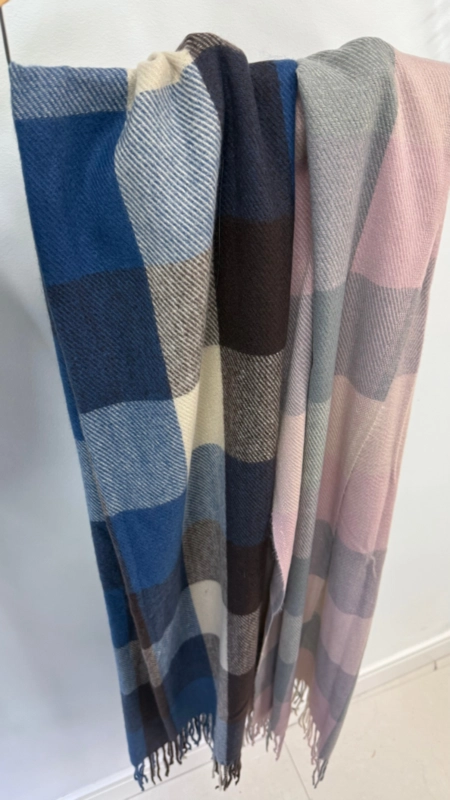 Pashmina xadrez maxi