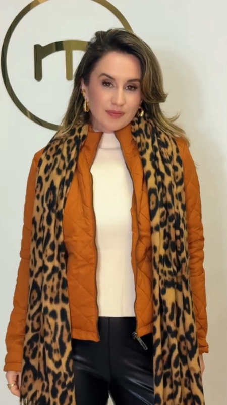 Pashmina onça soft