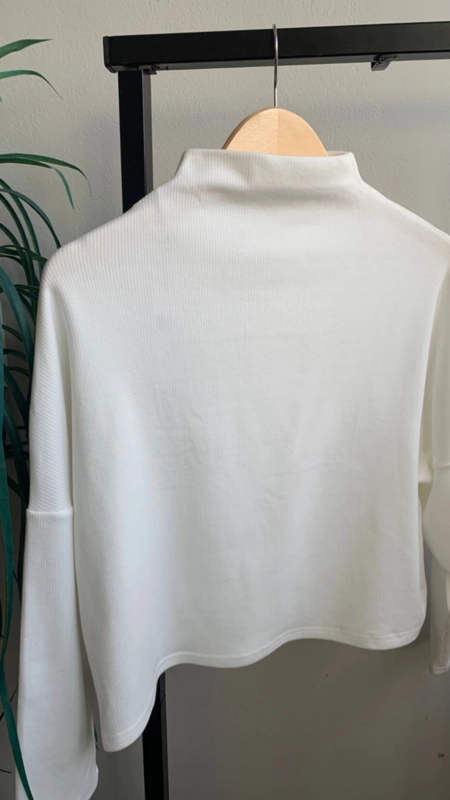 Blusa aveludada maxi style