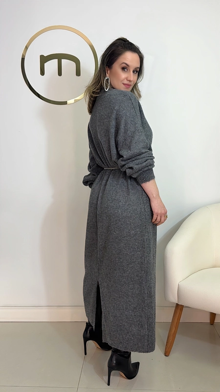 Vestido tricot mousse comfy chic