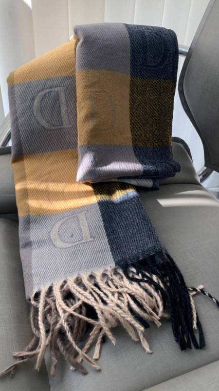 Pashmina quadriculada D