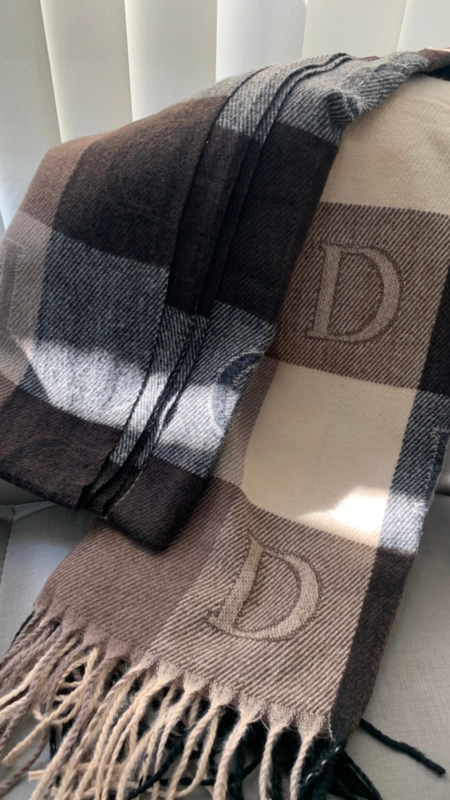 Pashmina quadriculada D