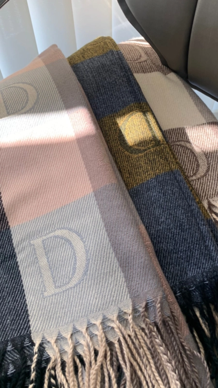 Pashmina quadriculada D