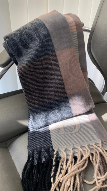 Pashmina quadriculada D