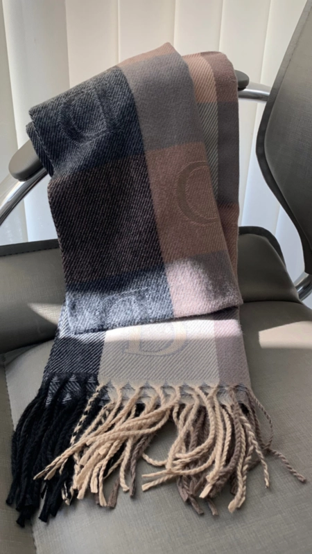 Pashmina quadriculada D