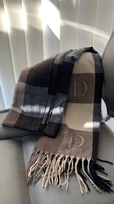Pashmina quadriculada D