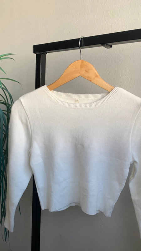 Blusa tricot toque modal clean