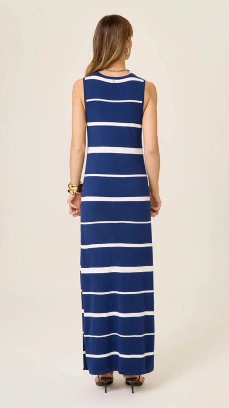 vestido dudalina tricot listrado lina