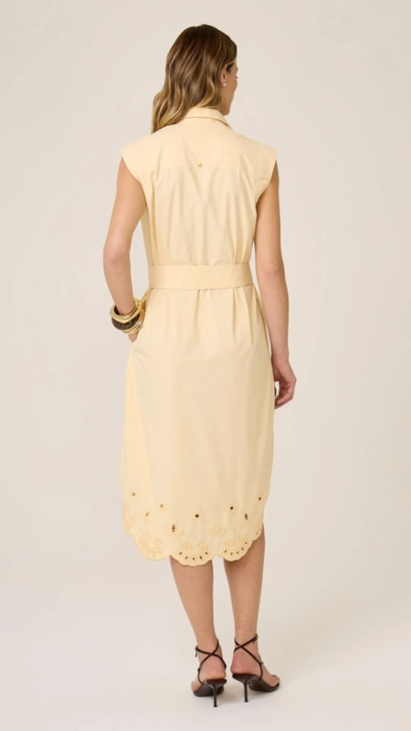 vestido chemise dudalina bordado barra