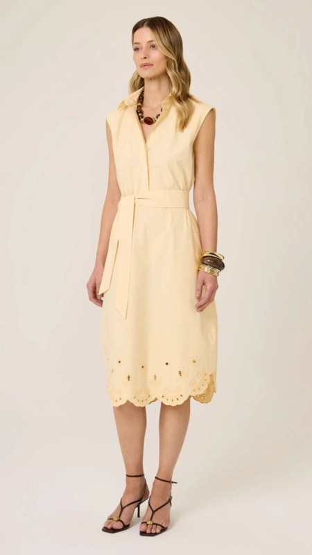 vestido chemise dudalina bordado barra