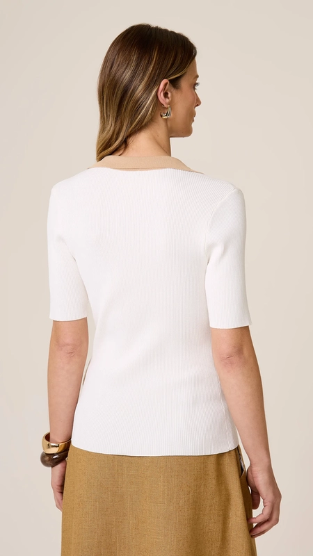 polo dudalina tricot canelado mara