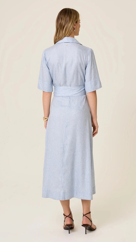 vestido chemise dudalina mc space dye