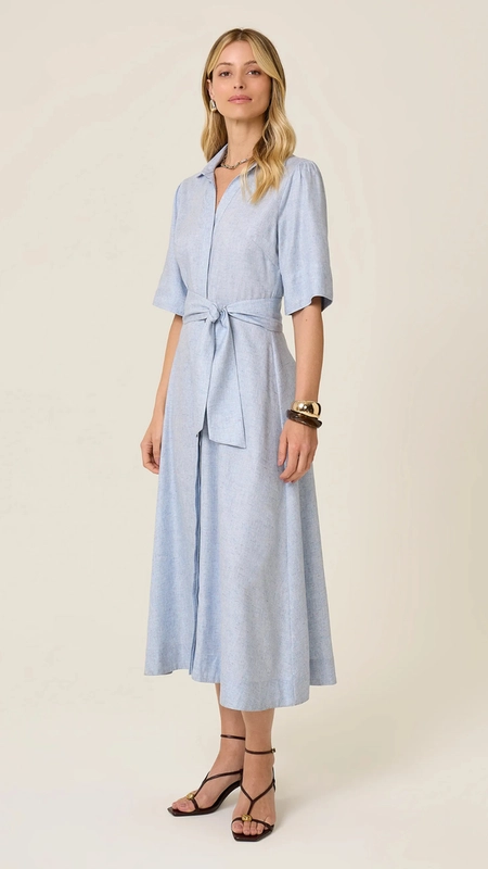 vestido chemise dudalina mc space dye