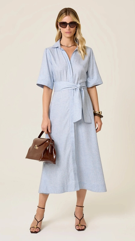 vestido chemise dudalina mc space dye