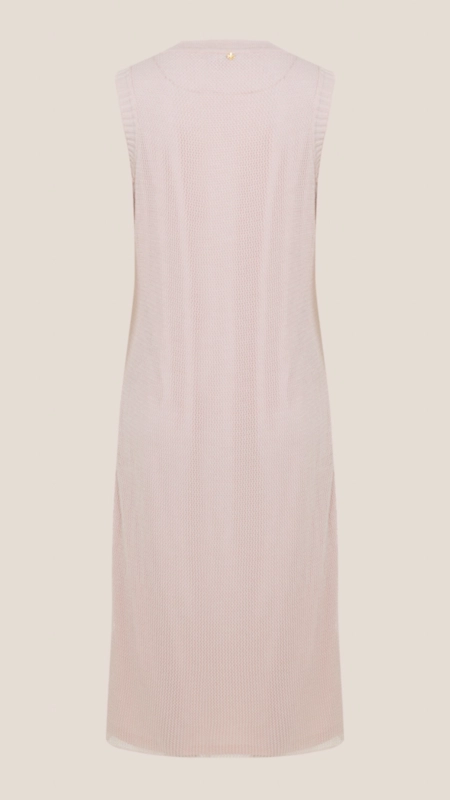 vestido midi dudalina tricot sem manga