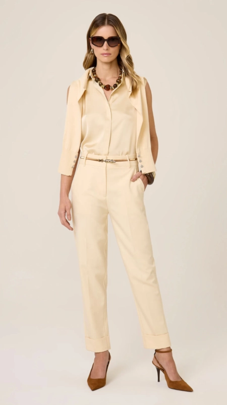 calça alfaiataria slim dudalina patricia