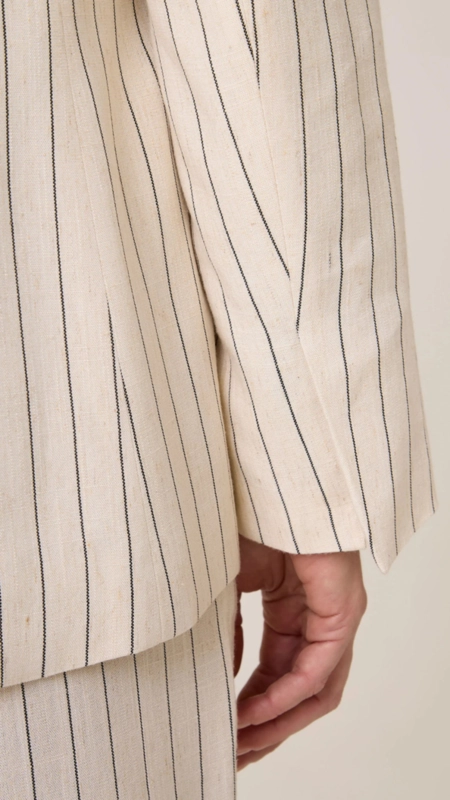 blazer linho dudalina risca catarina