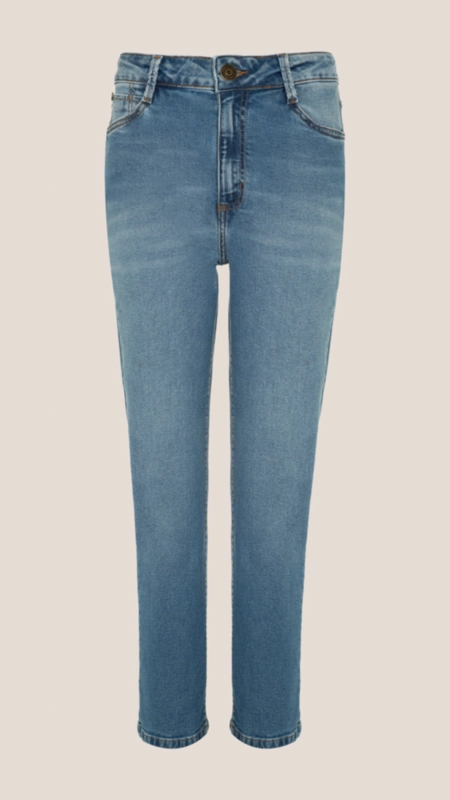 calça jeans reta dudalina slim cropped
