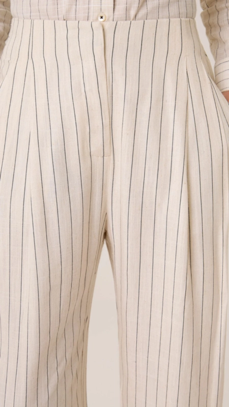 calça linho dudalina risca catarina