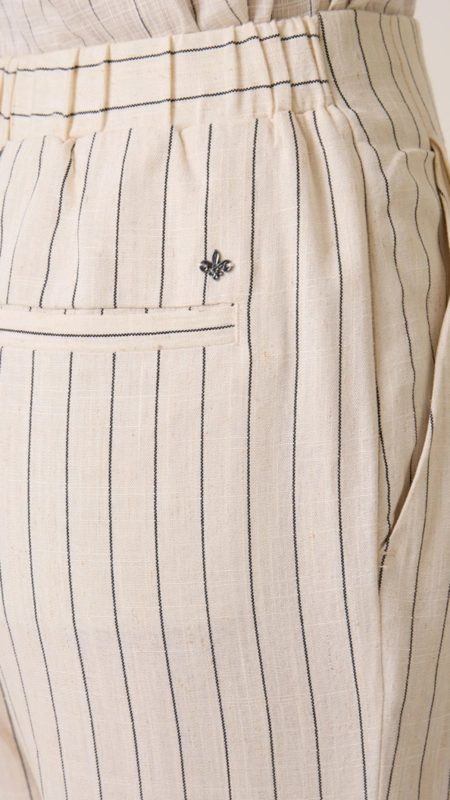 calça linho dudalina risca catarina