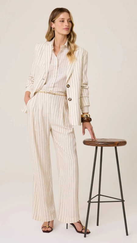 calça linho dudalina risca catarina