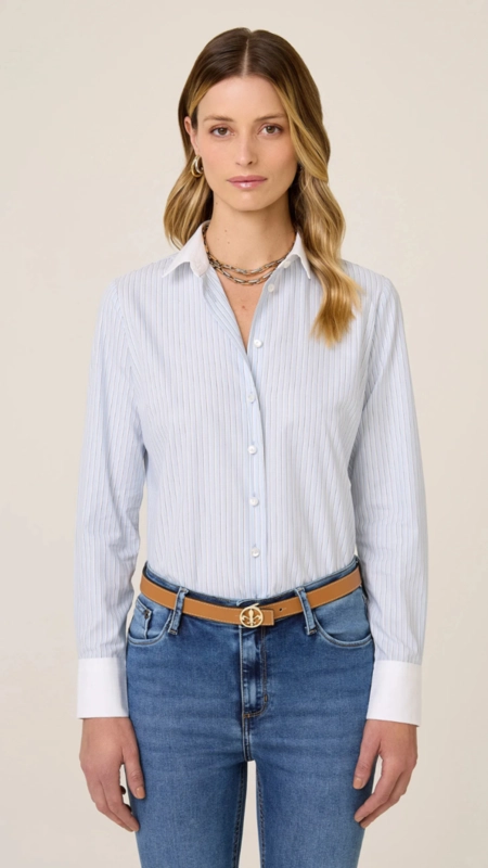 cinto dudalina dupla face flor de liz preto/camel