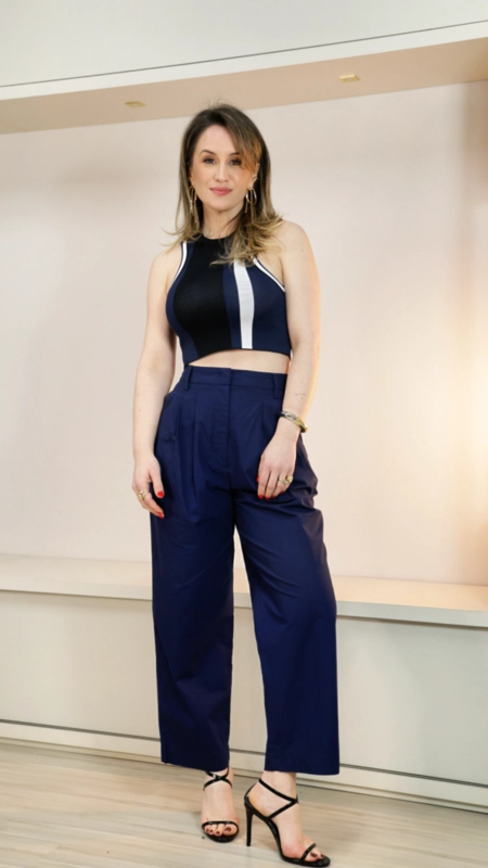 top animale nautico tricot esportivo