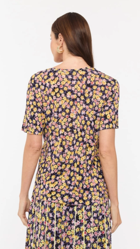 camiseta animale decote v liberty arte