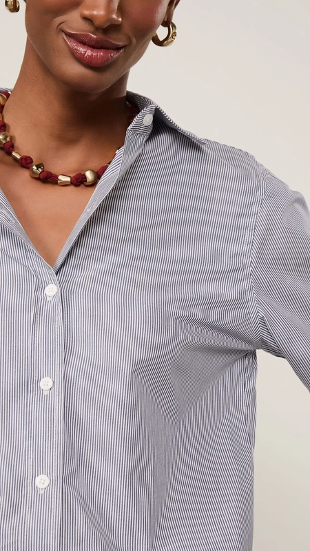 camisa tricoline animale listrada claudia