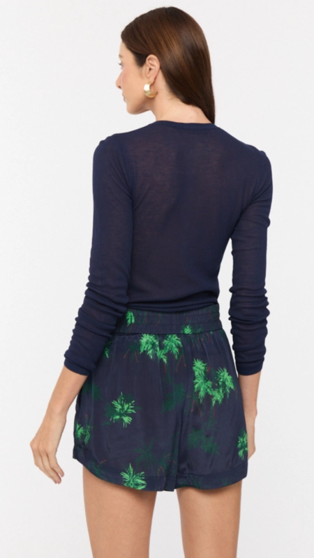 short animale amplo coqueiro