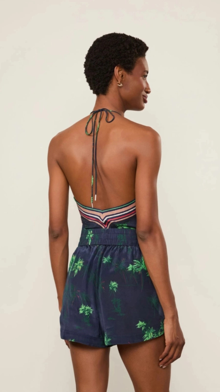 short animale amplo coqueiro