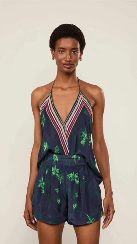 short animale amplo coqueiro