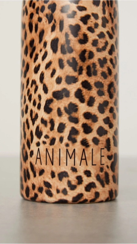 garrafa animale estampa onça
