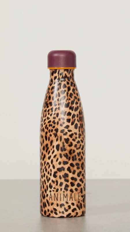 garrafa animale estampa onça