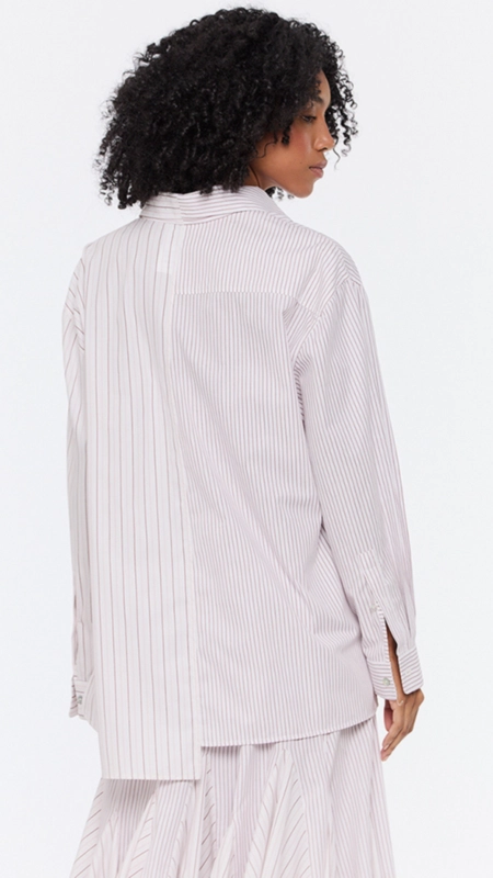 camisa animale tricoline amarração