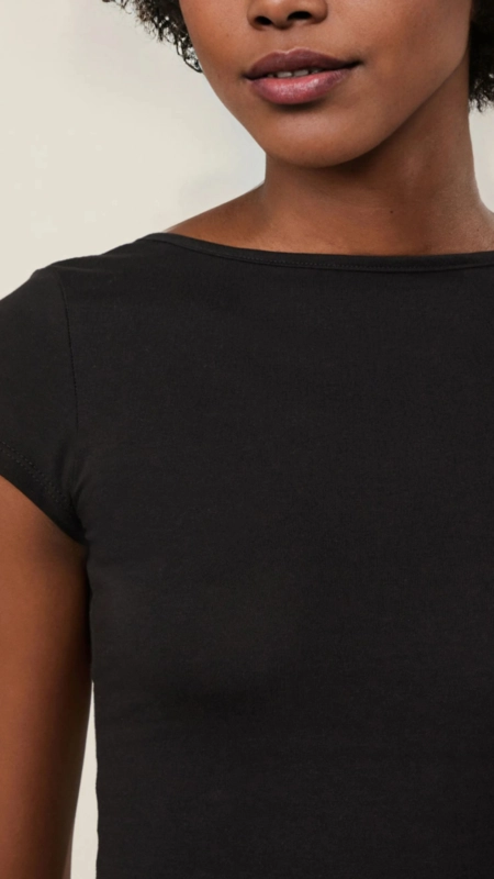 blusa malha mc decote costas animale jeans