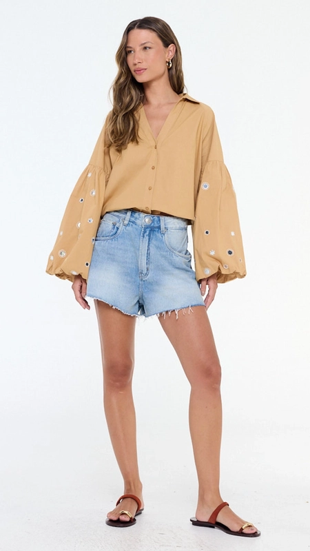 short jeans boy tachas lateral animale jeans