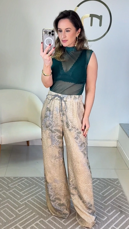 regata tule franzidos animale jeans