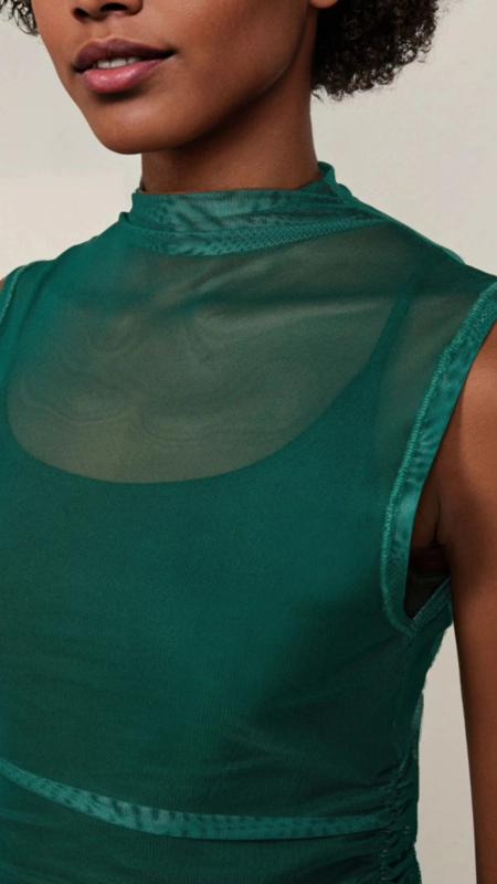 regata tule franzidos animale jeans