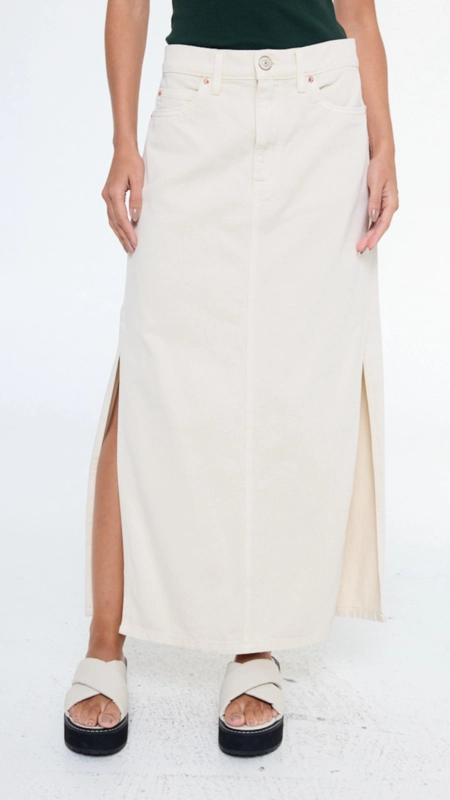 saia sarja fenda na lateral animale jeans