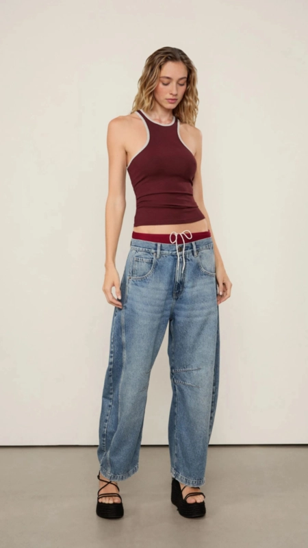 regata malha nadador animale jeans