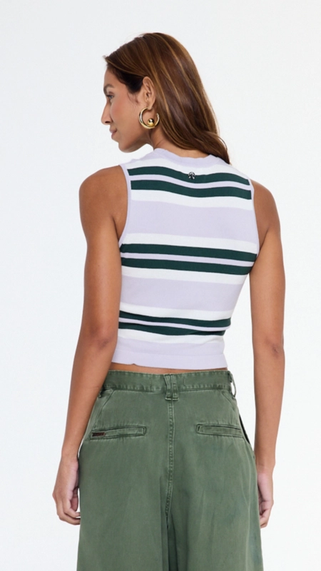 regata tricot cropped listrada animale jeans