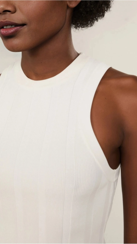 regata tricot cropped rib larga animale jeans