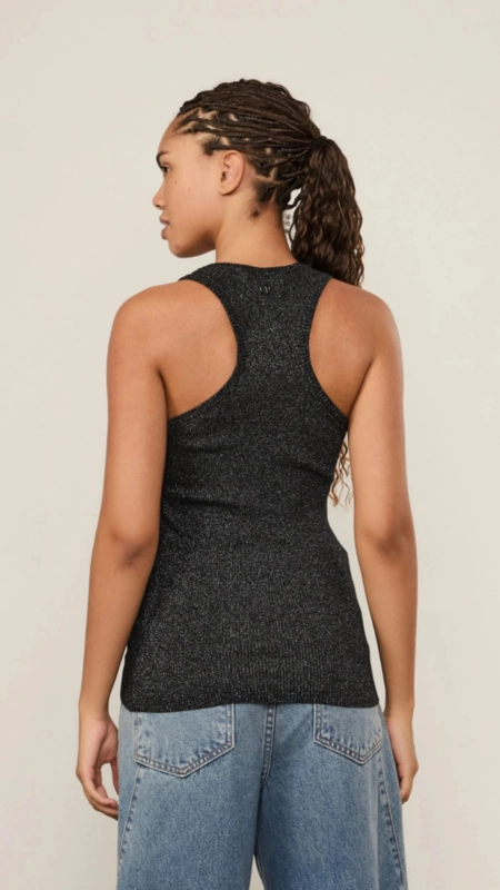 regata tricot lurex nadador animale jeans