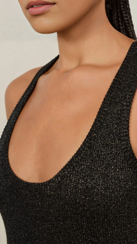 regata tricot lurex nadador animale jeans