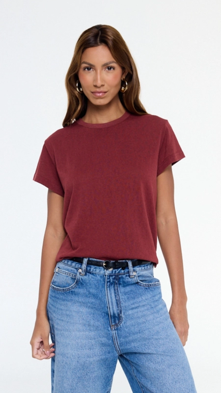 blusa malha basica decote redondo animale jeans